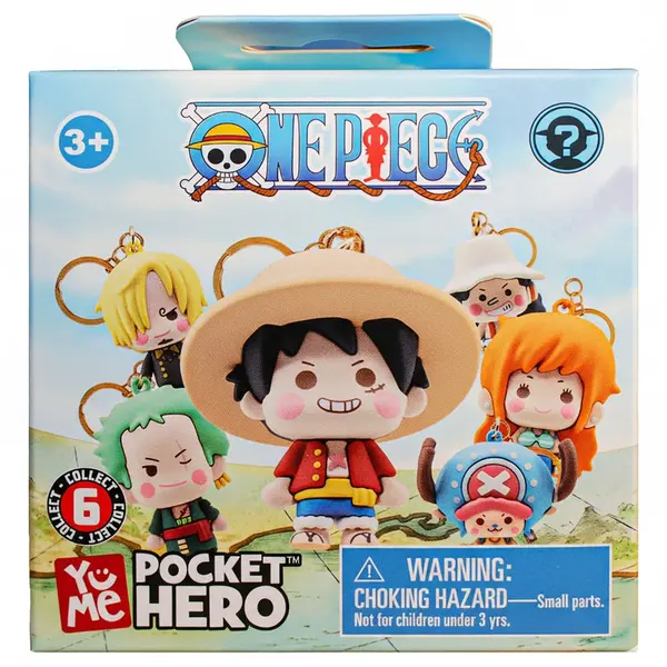 One Piece - Pocket Hero - Keychain Blind Box - 1 Unidade